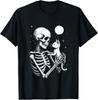Halloween Skeleton Cat Skull Kitty Cute Halloween New T-Shirt Unisex T-Shirt