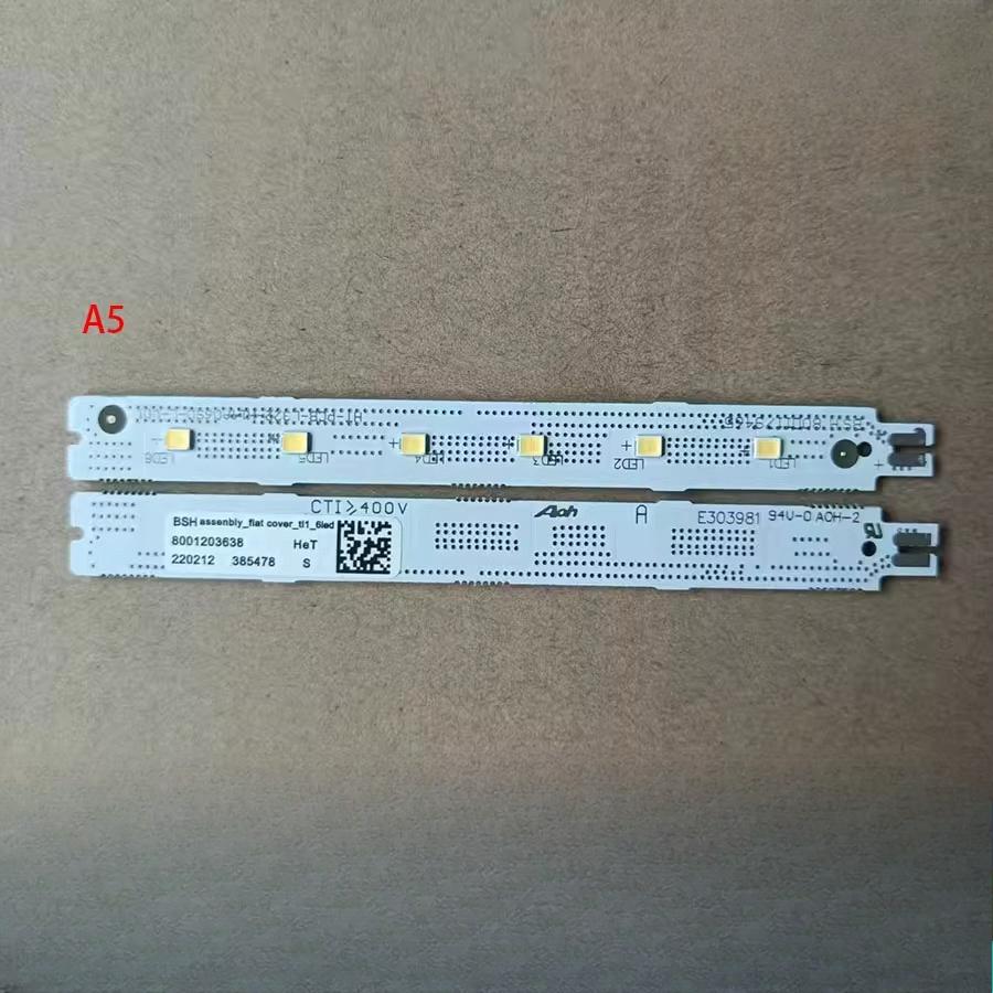 Refrigerator Freezer Accessories A1 A2 A3 A4 A5 A6 LED Light Srip Board For Siemens Bosch Refrigerator