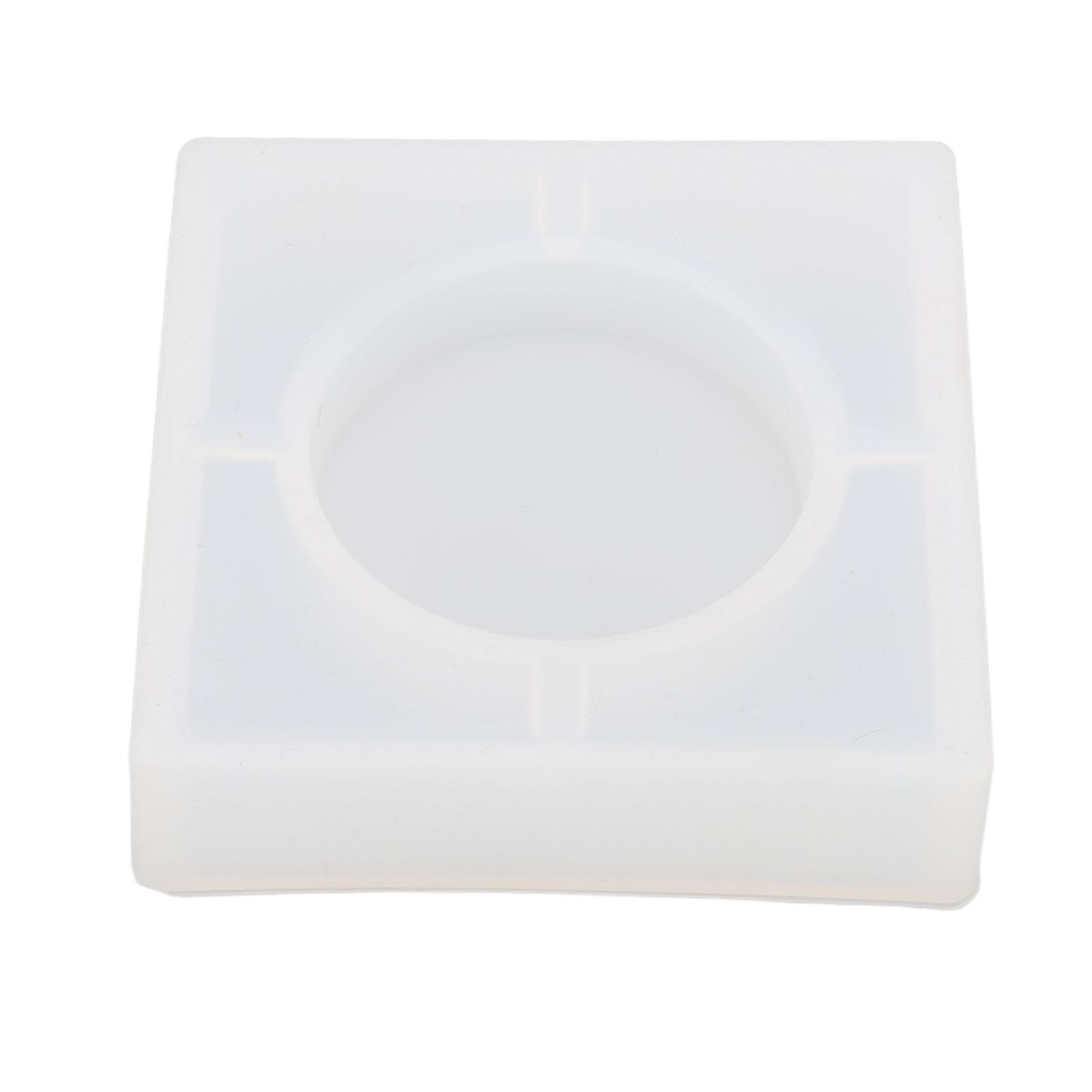 

Пепельница Силиконовая форма Тетрагонум Многоцелевая Легко извлекается Многоразовая Хранение украшений Эпоксидные формы