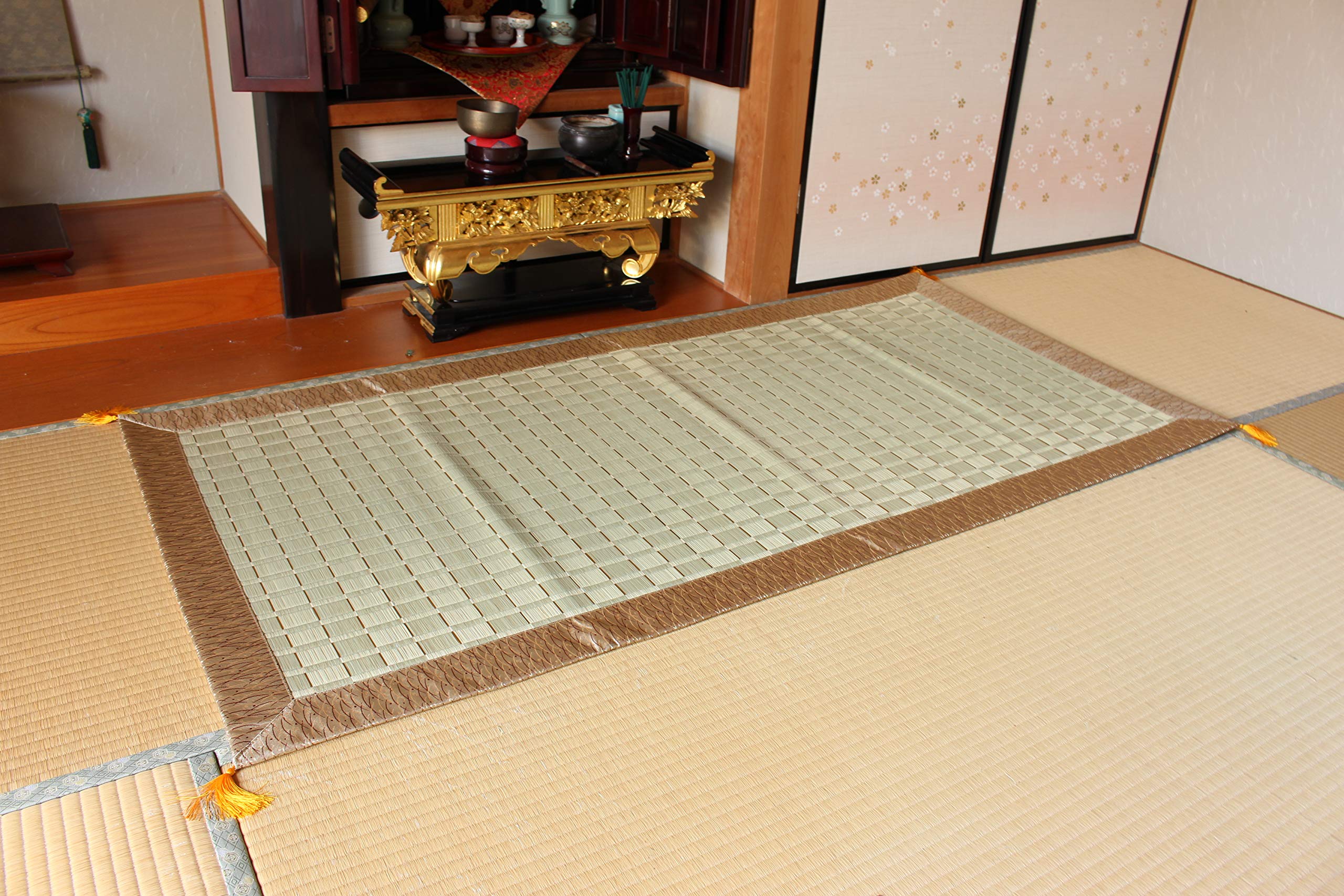 

Ikehiko Igusa Gozen Mat Ancient Примерно 88 x 176 см Сделано в Японии #3101949