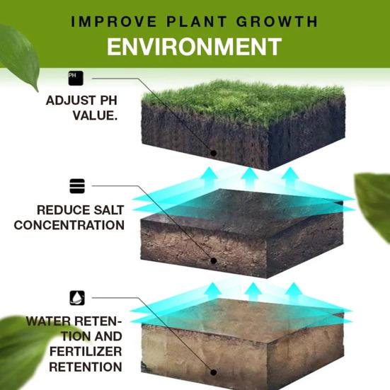 Soil Activator Water-soluble Soil Enhancer Mineral-based Soil Conditioner Wetting Agent for Foliage Plants Flowers