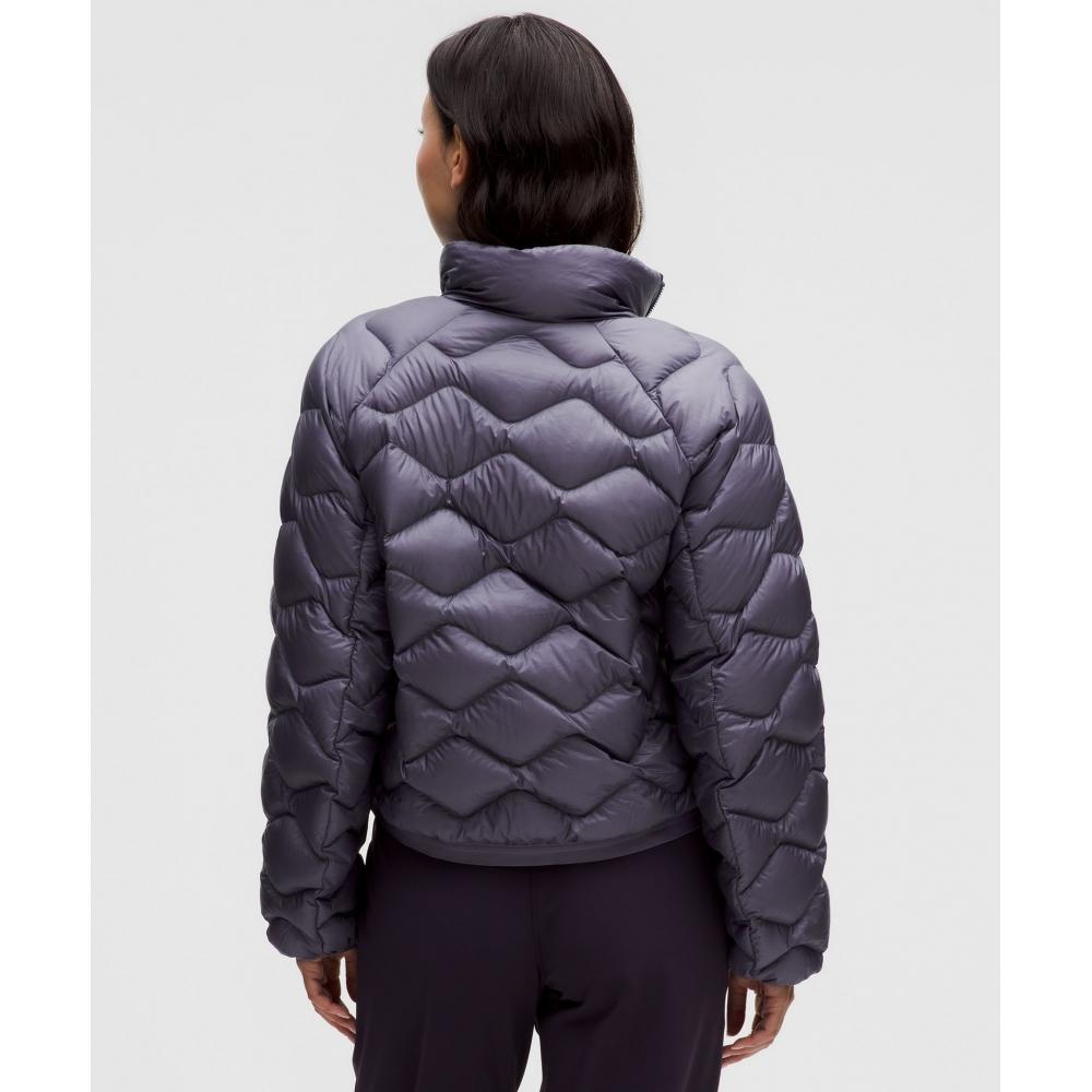Lululemon Featherweight 900 Down Fill Quilted Jacket Grape Mist