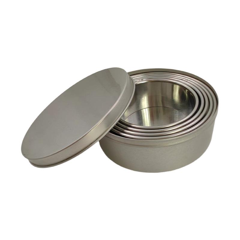 5-Piece Stainless Steel Mousse Ring & Cookie/Cake/Dumpling Cutter Set