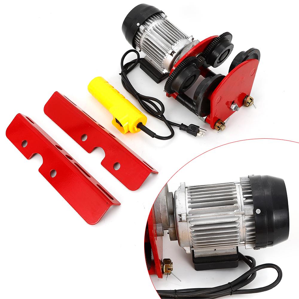 Electric Hoist Lift Tool, Mini Electric Hoist Tool, Miniature Electric Hoist Sports Car 1T Capacity Electric Trolley Straight