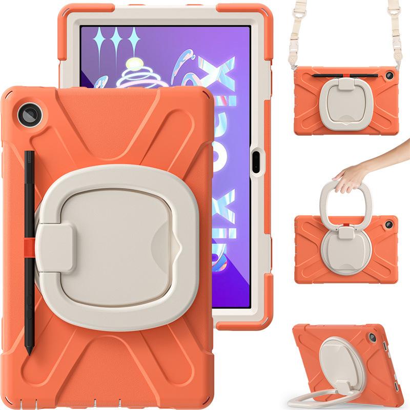 Geeignet für Lenovo Tab M10 3. 10.1 Piratenkönig PC Drehbarer Armbandständer Tablet-Hülle mit Riemen und Anti-Drop-Abdeckung
