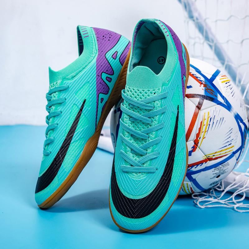 New Men Soccer Shoes Football Boots TF Sneakers Hot-selling Ultralight Cleats Sport High-quality Non-Slip Futsal Indoor Match
