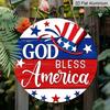 2D Flat Aluminum Wall Hanging In The Style of The 250th Anniversary of The Founding of The United States, Available In Various Sizes and