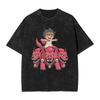 Classic Retro Game Hades Zagreus Funny Graphic Print T-Shirt Men Women Vintage Washed Cotton Y2K Harajuku Unisex Oversize Streetwear Short Sleeve Top