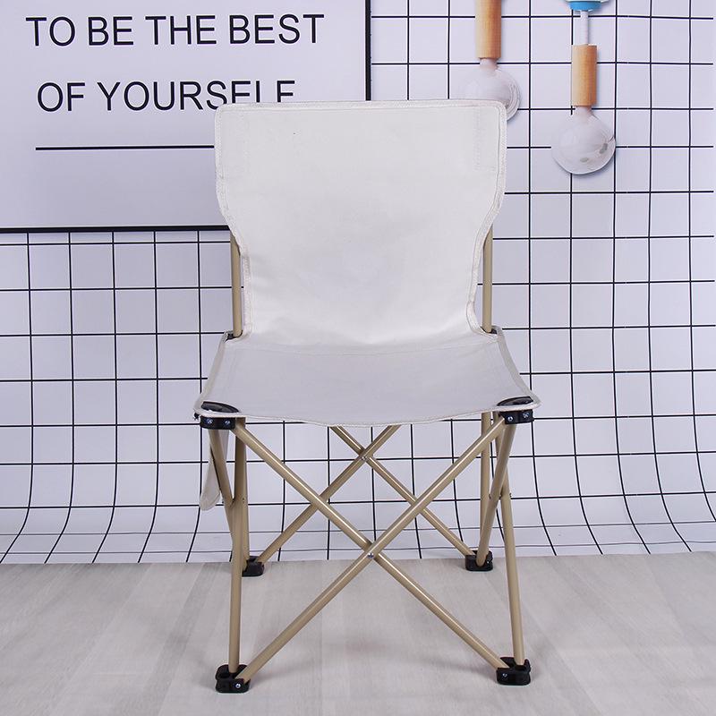 Chaise de Camping Pliante Portable d'Extérieur avec Logo Personnalisé - Parfaite pour la Pêche, le Croquis et les Sorties Printanières