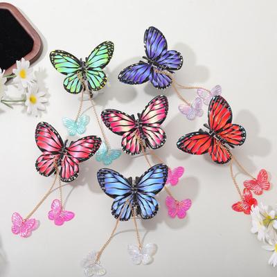 Modische Quasten-Schmetterlings-Klammer - Stilvolles High-End-Haaraccessoire