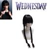 Wednesday Addams Braided Hair Perfect For Halloween Xmas Fancy Party
