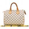 Auth LOUIS VUITTON Damier Azur Speedy 25 Boston Bag Handbag PVC N41371 lv5557nj