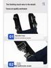 Cross-Border 3D Color-Block Multi-Pocket Hooded Strap Overalls for Labor Protection