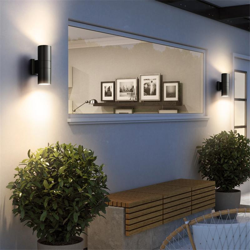 LED Outdoor Waterproof Wall Lamp Bedroom Living Room Aisle Corridor Wall Light Lighting Porch Garden Lamp Decorative Wall Sconce