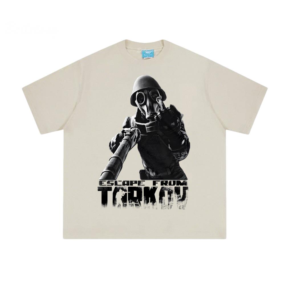 Escape From Tarkov GAME Tee Shooting Game Print T Shirt Comfortable 100% Cotton Clothing O-neck Comfortable Tops