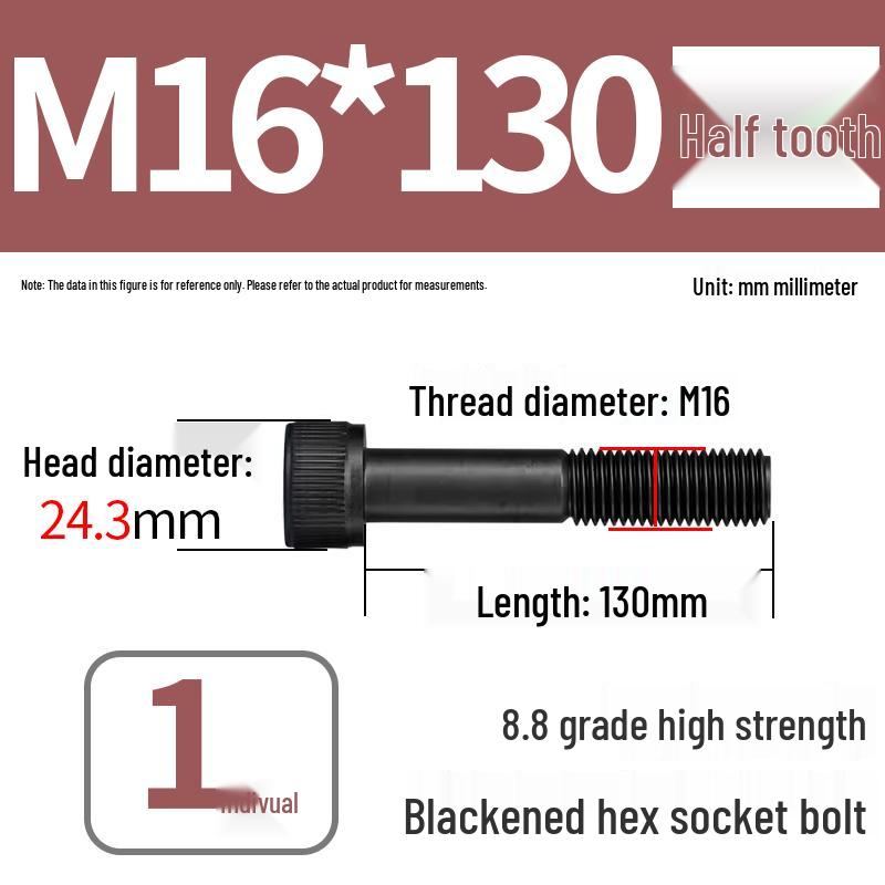 8.8 High-Strength Socket Head Cap Screw Bolt (M4-M20)