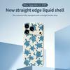 For iPhone 17 Pro Max Case Blue Turtle Pattern Printing Straight Edge TPU Phone Back Cover
