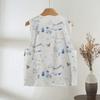 Antique high-end buckle vest high-end annual print top vest