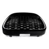 Gloss/Nero Opaco Griglia Anteriore A Nido D'ape Maglia Badgeless Griglia Per Seat Leon MK2 1P Altea Toledo Mk3 2004-2009 paraurti anteriore Griglia
