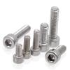 M3/M4 Thread External Hexagon Bolts Screws Set Stainless Steel Allen Head Bolt Screw Hex Socket Cap Nuts Furniture Fasteners