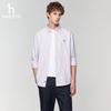 HAZZYS Men's PHIZ Striped Oxford Long-Sleeve Shirt