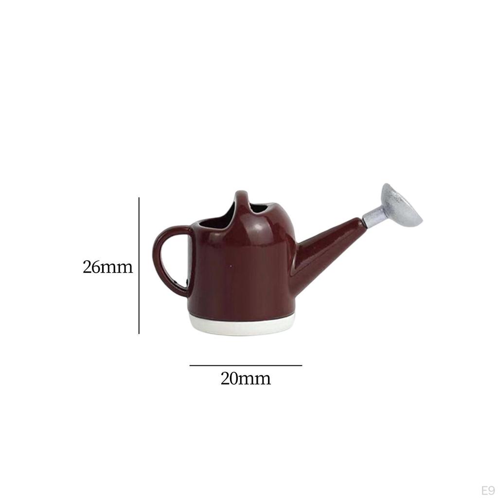 Miniature Doll House Mini Watering Can ,Accessories Simulation Display Props Model Cute Portable