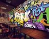 Fashion Letter Wallpaper 3d Graffiti Mural Bar Ktv Background Wall Living Room Bedroom Wallpaper