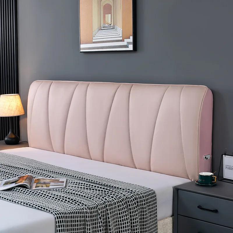 Abriebfester Bezug für Bettkopfteile, dicker, elastischer Stoff mit All-Inclusive-Technologie, staubdichter Bezug für die Bettrückenlehne