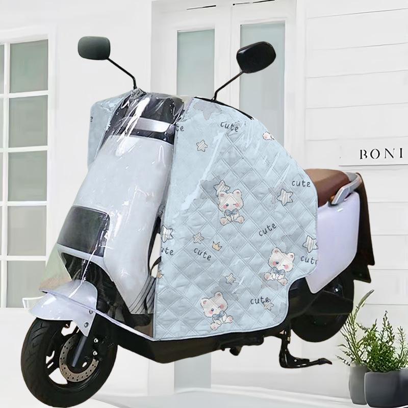 

Waterproof & Sunproof Full-Wrap Windshield for Electric Bicycles and Vehicles
