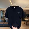 Cross-Border Exclusive Explosive Goods, Good Goods 100% Cotton Short-Sleeved T-Shirt Men'S Trend Round Neck Loose Temperament Casual T-Shirt