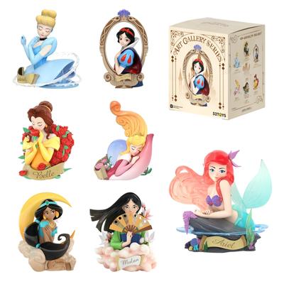 52TOYS DISNEY PRINCESS Art Gallery Series Blind Box Trading Figure Collection Figure Painted Gacha Gacha Desktop Decoration Doll Toy Perfect Gift for