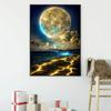 DIY 5D Landscape Beach Cross Stitch Starry Night Clouds Creative Mosaic Wall Home Rhinestone Diy Wall Home Decor Gift