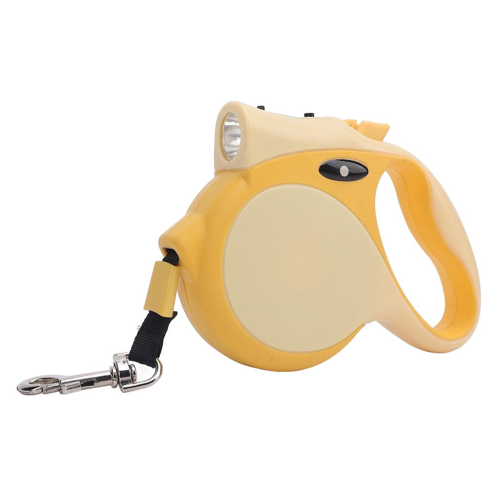 Retractable Dog Leash Comfortable Handle Automatic Telescopic Tractor Dog Tape with Flashlight for Small and Medium Dogs