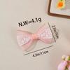 Soft Baby Nylon Headband Lace Bow Ponytail Hair Tie Bowknot Hair Bands  For Baby Girls Children
