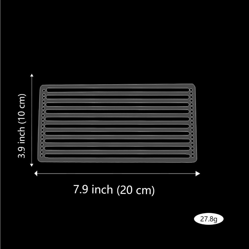 Acrylic Sashiko Stencil Template, Reusable Embroidery Guide for Hand Quilting and Pattern Transfer