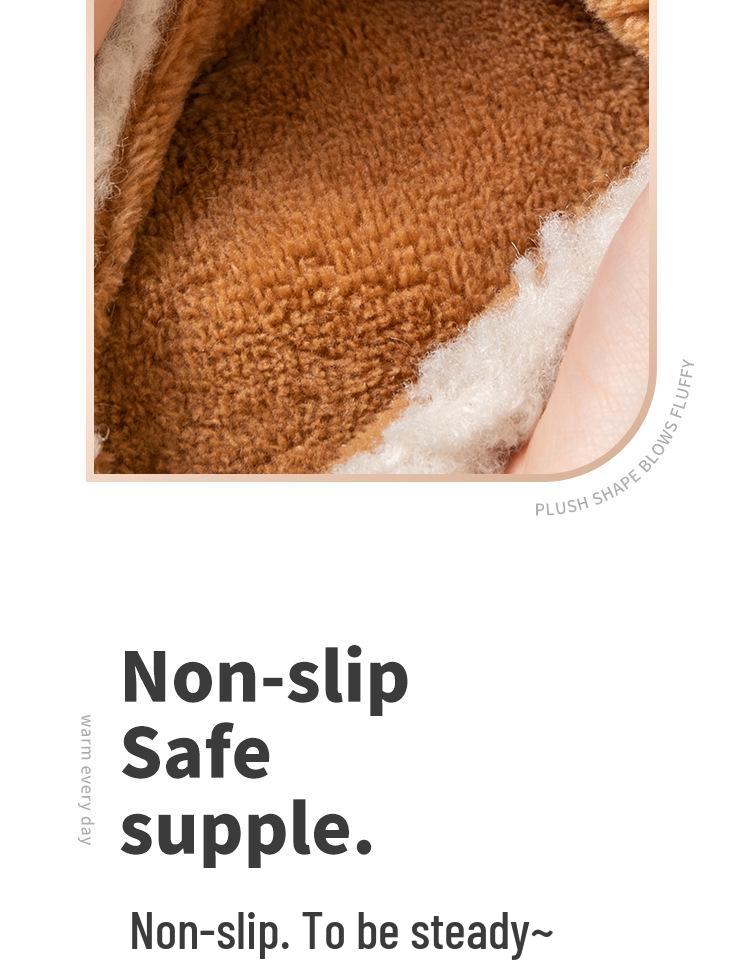 Little Bear Cotton Slippers: 2025 Non-slip Silent Indoor Slippers for Men & Women - New Autumn/Winter Collection