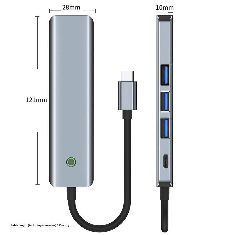Type-C 4K HD Multi-Port Expansion Dock with Screen Converter