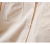Women's Casual Korean Style Cotton Shirt Jacket - Loose, Slimming, Artistic, Lapel Design for Spring