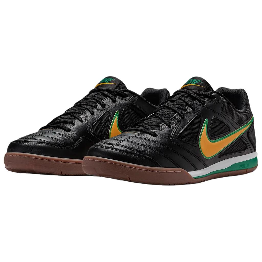Nike Gato Brasil Men Sneakers Black White Gum-Dark-Brown IB8509-001