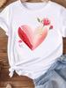 (Asian Size) Women Tee Top Clothing Casual letter cute 90s lovely  Short Sleeve T Shirt Fashion Printed Lady Female Graphic T-shirts