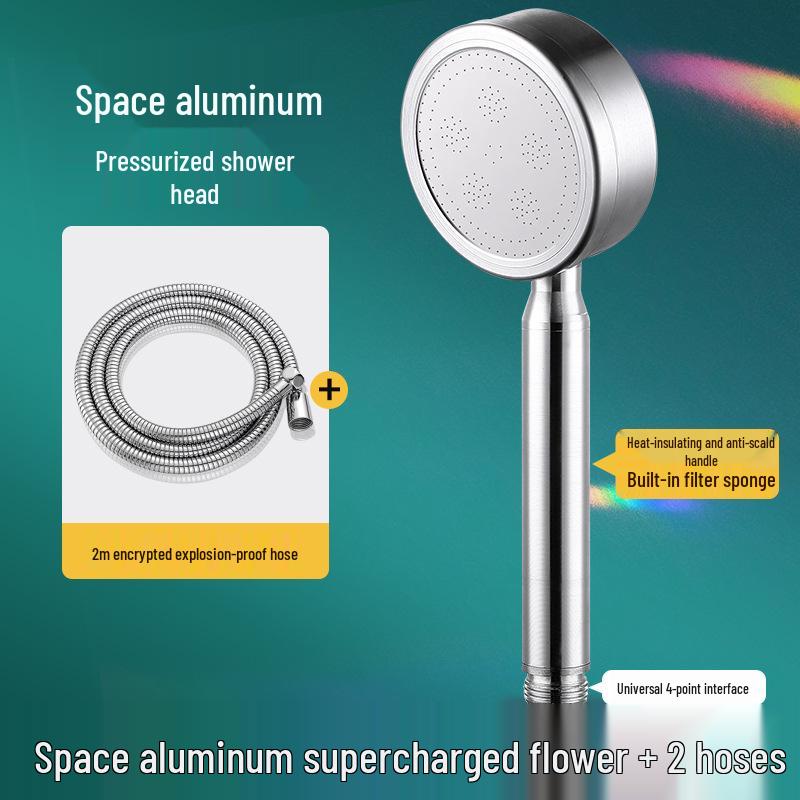 304 Stainless Steel High-Pressure Rain Shower Head for Bathroom