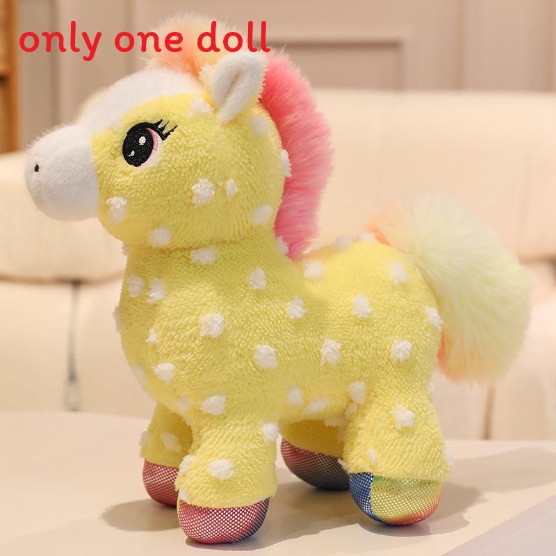 Unicorn Plush Toy Animal Figurine With Short Plush Material For Kids Gift And Collection