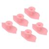 5 PIÈCES Brosses Exfoliantes pour les Lèvres en Silicone avec Ventouse Flexibles Douces Épurateurs pour les Lèvres Nettoyage Profond Outil Brosse Exfoliante