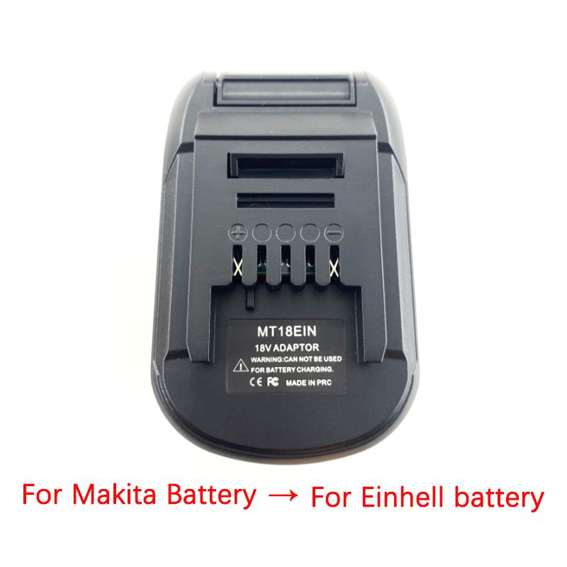 1/2PCS Adapter for Makita 18V To for Einhell 18V Li-ion Battery Replacement Converter for Einhell Power Tools Drill Driver Use
