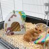 With Cooling Mat Hamster Cool Nest Breathable Hamster Hiding House Pet Cave Nest  for Small Pet