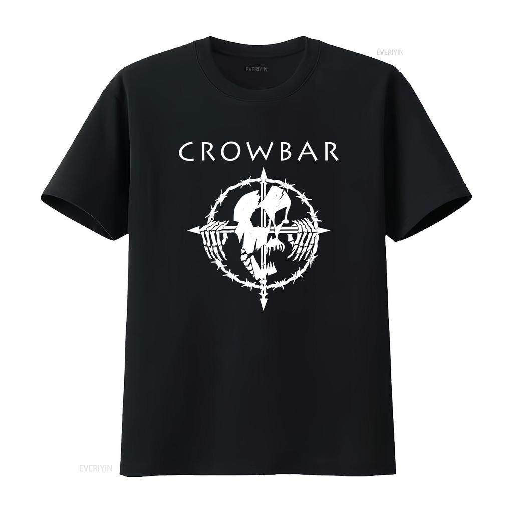 Vintage 90s Crowbar Band Cotton Black T Shirt Skull Crossbones Thorn Design All Sizes Available Vintage Washed Casual