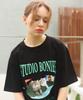 BONIEE Persian Chinchilla Cat Collage Cat Graphic Loose T-Shirt Black