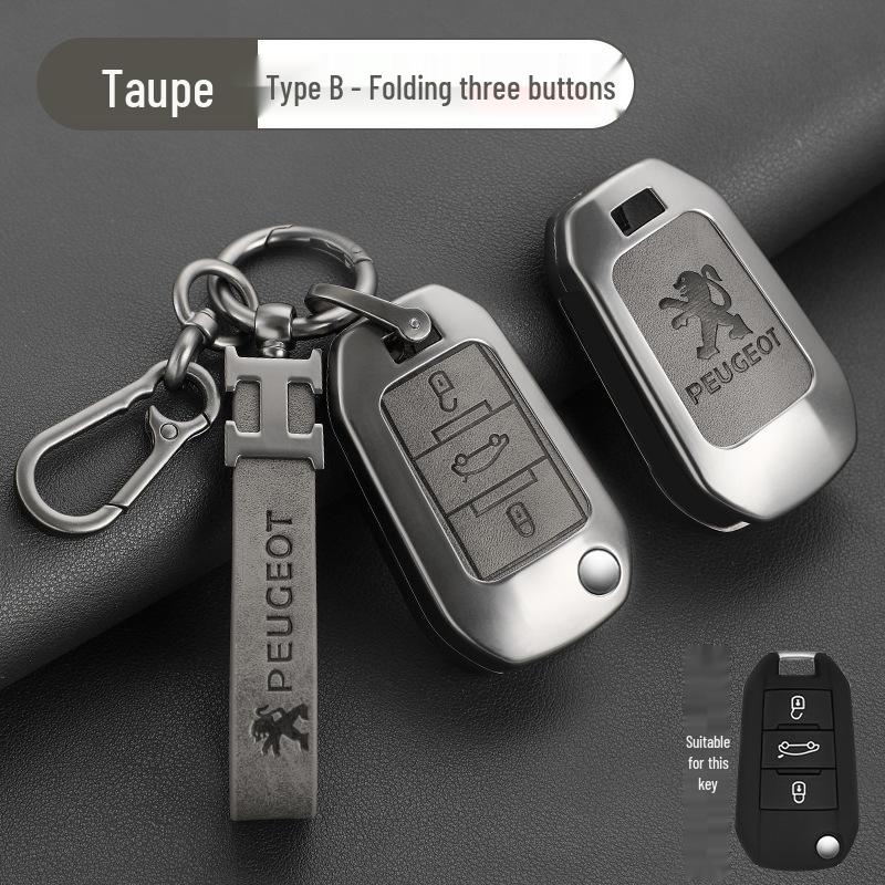 Zinc Alloy Key Cover for Dongfeng Peugeot: Fits 308, 301, 408X, 308S, 3008, 2008, 508 Models