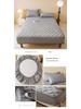 Class A Quilted Cotton Mattress Protector - Thick, Soft, Breathable, Dustproof, Non-Slip Full Cover