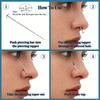 Trendy & Personalized Stainless Steel Press-Fit Nose Ring & Nose Stud Set, Unisex, Rainbow Crystals Sparkling